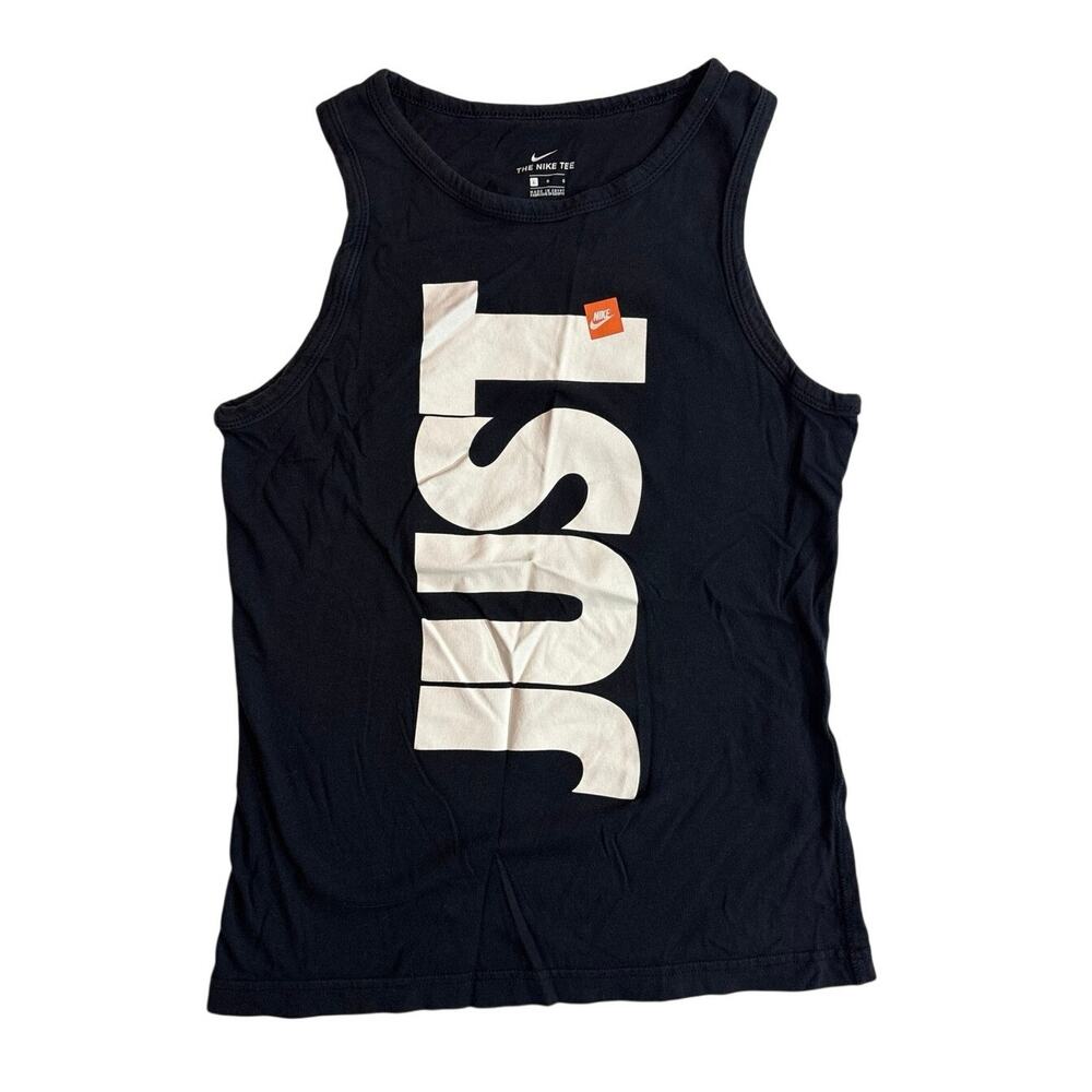 Tank Nike Youth Large Just Do It Black Graphic Shirt